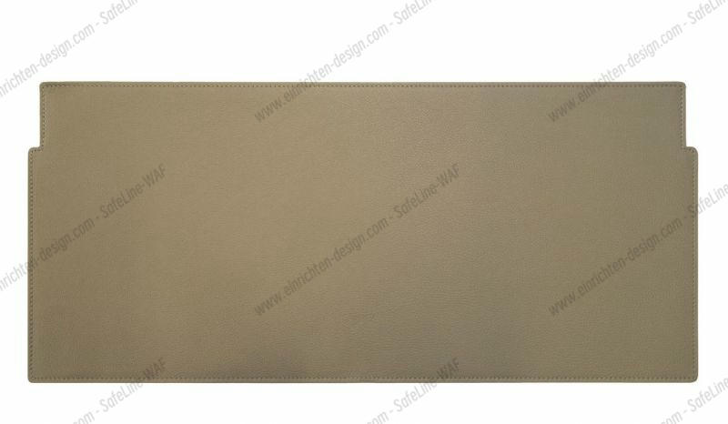 Leather cover for USM Desk Inside Leather on Top 50x35 Light grey